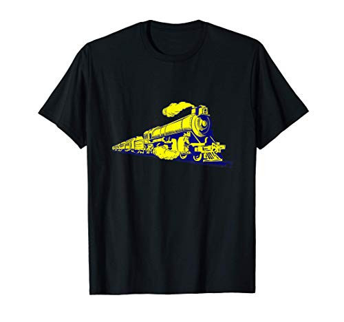 Railway Track Locomotive Steam Engine Train Driver Conductor T-Shirt Railway Track Locomotive Steam Engine Train Driver Conductor T-Shirt