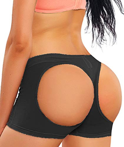 Butt Lifter Panties Butt Enhancer Underwear Booty Lifter Butt Shaper for Women Butt Lifting Shorts Enhancer Underwear  Black XL