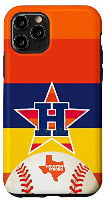 iPhone 11 Pro Vintage Retro Houston Baseball H-Town Crush City Graphic Case