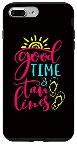 iPhone 7 Plus 8 Plus Good Moment Tan Lines Beach Vacay Summer Vacation Phone Case