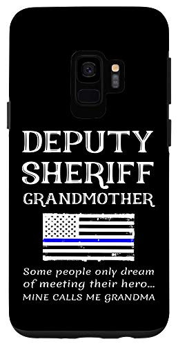 Galaxy S9 Proud Deputy Sheriff Grandmother Grandma Granny US Flag Line Case