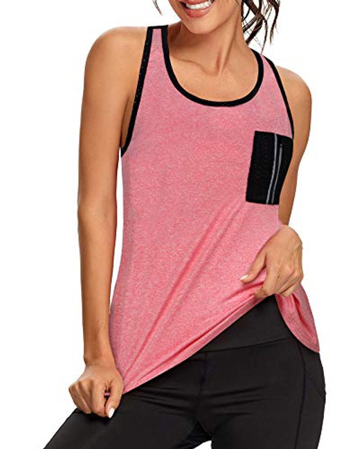 VALOLIA Womens Racerback Muscle Tank Tops Workout Tank Tops for Women Workout Shirts Yoga Tops Running Athletic Tank Tops Loose Fit Sleeveless Summer Activewear Gym Tops Pink Medium VALOLIA Womens Racerback Muscle Tank Tops Workout Tank Tops for Women Workout Shirts Yoga Tops Running Athletic Tank Tops Loose Fit Sleeveless Summer Activewear Gym Tops Pink Medium