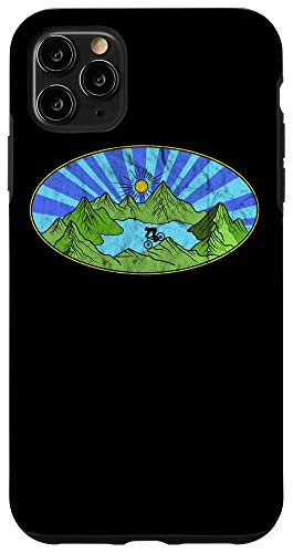 iPhone 11 Pro Max Mountain Biking Vintage MTB Way Sign Fall Line Downhill Case