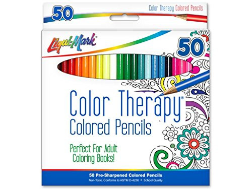Liqui-Mark LIQ63950 Pencil Set Color Therapy 50Pc Liquimark Colored Pencil Setcolortherapy Liqui-Mark LIQ63950 Pencil Set Color Therapy 50Pc Liquimark Colored Pencil Setcolortherapy