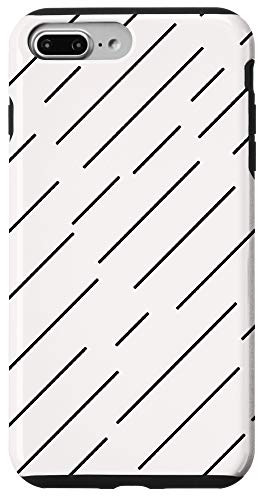 iPhone 7 Plus 8 Plus Snow Color Line Pattern Phone Cover Case