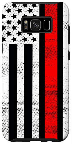 Galaxy S8plus  Thin red line Firefighter American Flag Gift Case