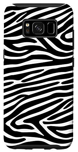 Galaxy S8 Zebra Skin Black and White Lines Animal Case
