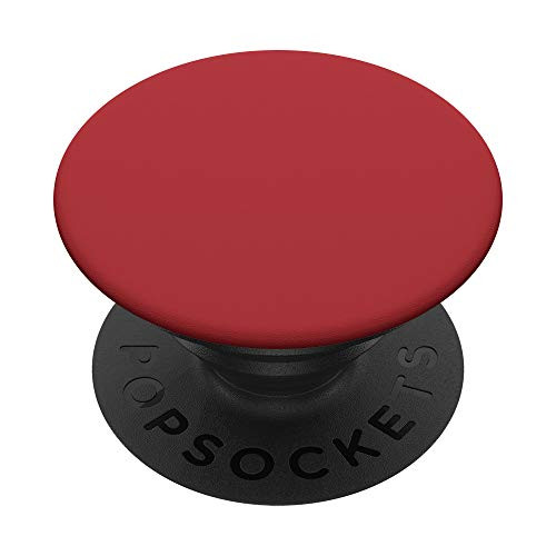 Dark Red Reddish Brown Wine Solid Color Design Women Gift PopSockets Grip and Stand for Phones and Tablets