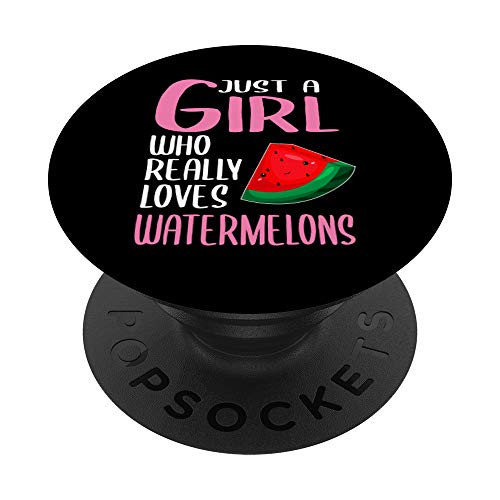 Womens Gift Just A Girl Who Really Loves Watermelons PopSockets PopGrip Swappable Grip for Phones and Tablets Womens Gift Just A Girl Who Really Loves Watermelons PopSockets PopGrip Swappable Grip for Phones and Tablets