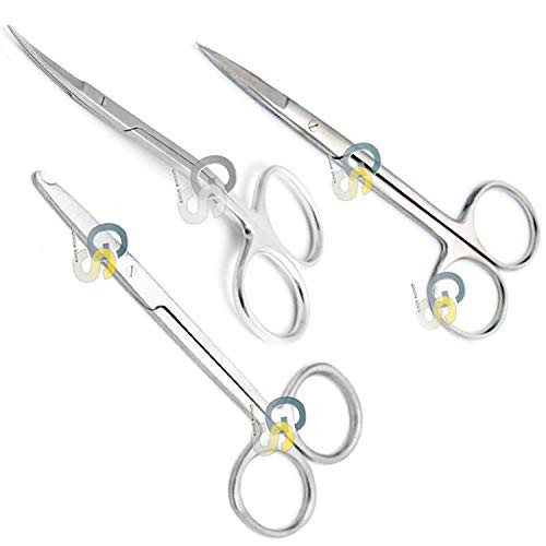 G.S Cutting Scissors IRIS Gum LA-Grange Tissue Scissor Set