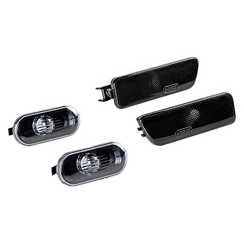 Clear Lens 2x Fender plus  2x Bumper Side Marker Light Compatible with VW 99-05 Jetta MK4  99-03 Golf MK4 OE 1J0 949 117 1J5 949 117 1JM 945 071 1JM 945 072