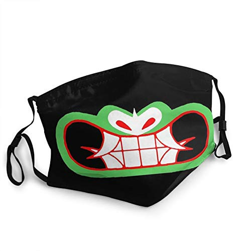 Aku Samurai Jack Washable Face Protective Covering Reusable Breathable Anti Dust Face Cover Black