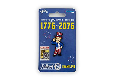 Fallout 76 Tri-Centennial Celebration Pin   Uncle Sam Vault Boy Enamel Pin   Exclusive Fallout Collectible Pin