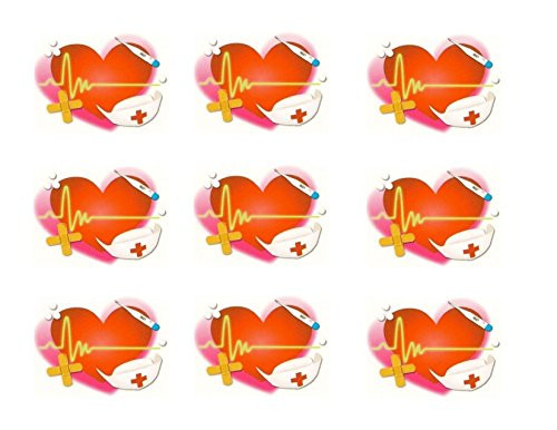 Medical Nurse - Cake Side Designer Strip - Edible Cake Cupcake Party Topper