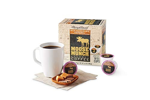 Moose Munch Milk Chocolate Caramel Single-Serve Coffee by Harry  and  David  18 cups