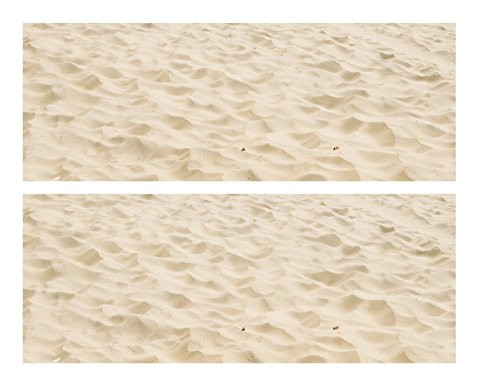 Real Beach Sand Edible Icing Image for Cake or Cupcake Cookie Topper  2 Cake Side Strips