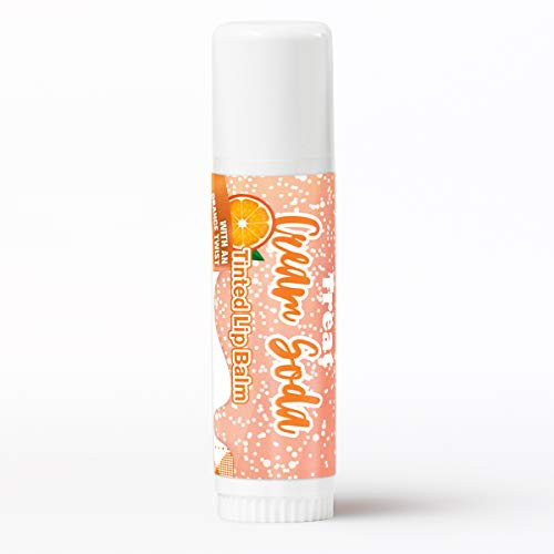 TREAT JUMBO TINTED LIP BALM  SHIMMERING CREAM SODA WITH AN ORANGE TWIST