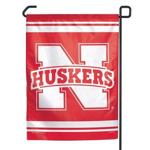 Nebraska Huskers Polyester 11x15 Garden Yard Wall Flag Ncaa
