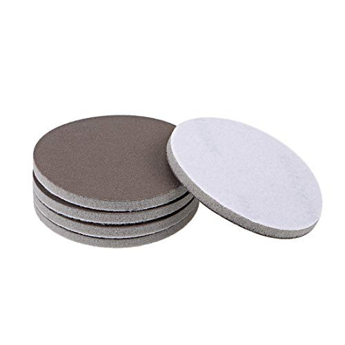 uxcell 3-Inch 800-Grits Sanding Sponge Hook and Loop Sanding Disc for Wood Drywall Metal 5pcs