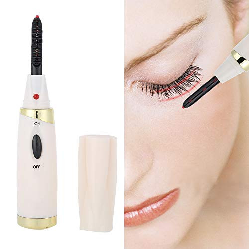 Electric Eyelash Curler Heated Eyelash Curler Mini Electric Eyelash Mascara Curling Long Lasting Heated Eye Lash Curling Comb Eye Lashes Applicator 2