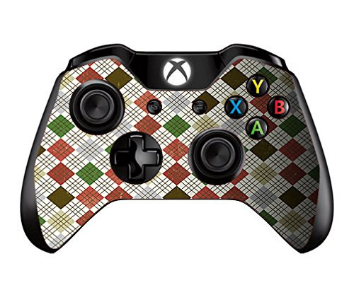 Skin Vinyl Decal for Xbox One   One S Controller   with Grip-Guard Technology stickers skins cover  Argyle2
