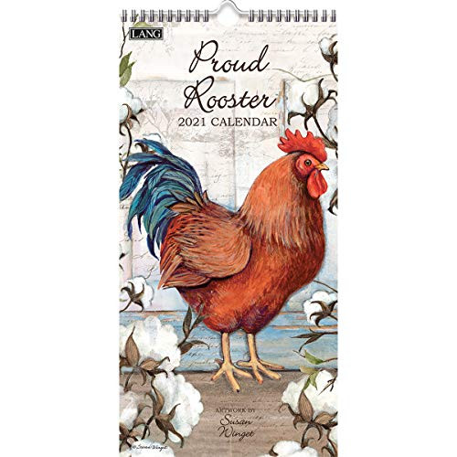 Lang Proud Rooster 2021 Vertical Wall Calendar  21991079127