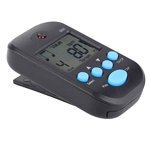 Mini Digital Metronome Portable Multifunctional Digital Metronome Musical Instrument Accessories for Piano for Guitar Violin Saxophone