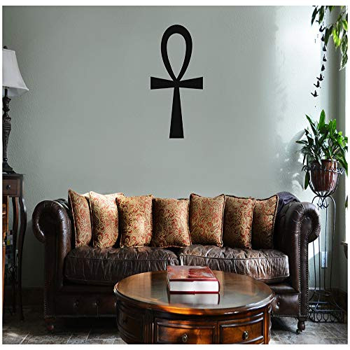 Ankh Cross Egyptian Symbol Vinyl Wall Mural Decal Black - Peel and Stick Sticker - Auto Wall Laptop Cell Truck Sticker for Windows Cars Trucks Ankh Cross Egyptian Symbol Vinyl Wall Mural Decal Black - Peel and Stick Sticker - Auto Wall Laptop Cell Truck Sticker for Windows Cars Trucks