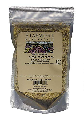 Oregon Grape Root C S Wildcrafted - 4 oz