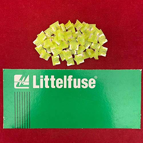 Genuine LittelFuse Automotive Low Profile Micro Mini Fuse 20 Amp 10 Sets