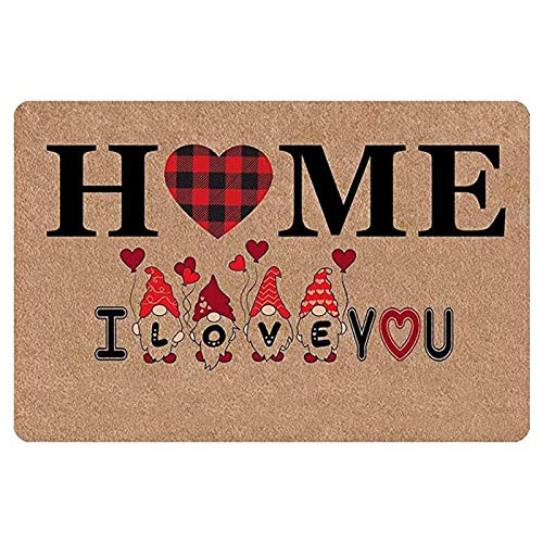 Moonite Happy Valentines Day Welcome Doormat Rug with Gnomes Pattern Indoor Front Door Shower Bathroom Entrance Mats Rugs Doormat Non-Slip Doormats23.6 inch x 15.7 inchB Moonite Happy Valentines Day Welcome Doormat Rug with Gnomes Pattern Indoor Front Door Shower Bathroom Entrance Mats Rugs Doormat Non-Slip Doormats23.6 inch x 15.7 inchB