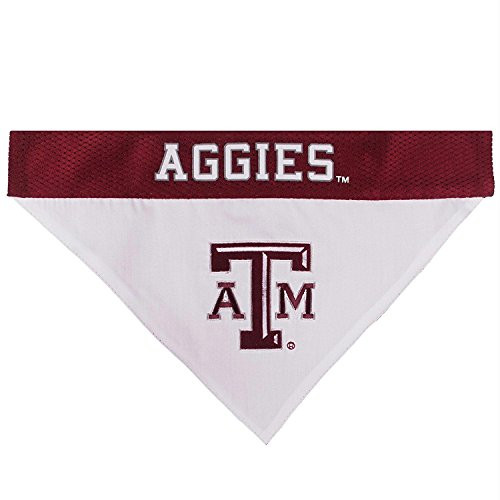 Texas A and M Aggies Pet Reversible Bandana - L XL