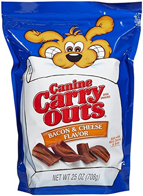 Canine Carry Outs Bacon and Cheese Flavor - 25 Oz Canine Carry Outs Bacon and Cheese Flavor - 25 Oz