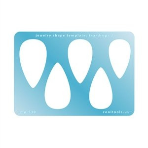 Cool Tools - Jewelry Shape Template - Teardrops 2