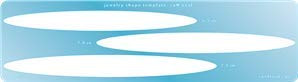 Cool Tools - Jewelry Shape Template - Cuff Oval