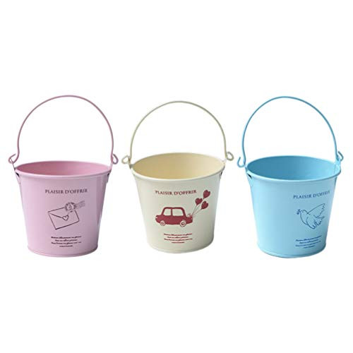 YARDWE 3pcs Metal Iron Flower Pots Balcony Planters Hanging Flower Pots Home Flower Pot Garden Balcony Plant Home Decor Metal Iron Bucket Planter for Railing Fence Window Patio YARDWE 3pcs Metal Iron Flower Pots Balcony Planters Hanging Flower Pots Home Flower Pot Garden Balcony Plant Home Decor Metal Iron Bucket Planter for Railing Fence Window Patio