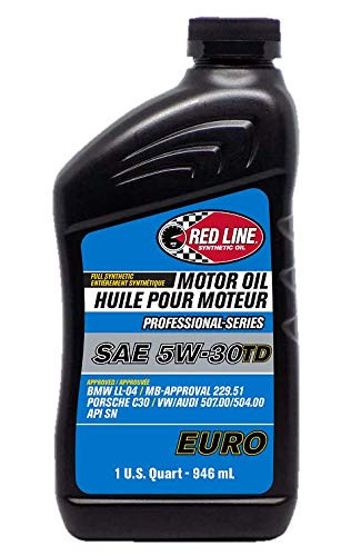 Red Line 12224 Professional Series 5W30TD Euro Motor Oil 1 Quart