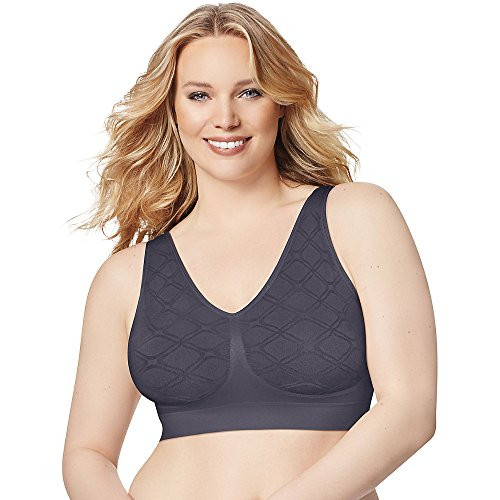 Just My Size Comfort Seamless Wirefree Bra Moisture Control_Private Jet_5X