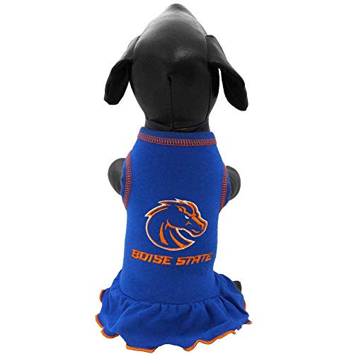 NCAA Boise State Broncos Cheerleader Dog Dress Team Color X-Small NCAA Boise State Broncos Cheerleader Dog Dress Team Color X-Small