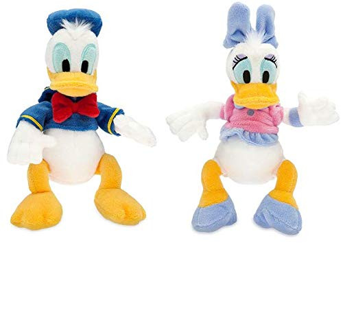 Disney Donald & Daisy Bean Bag Plush Set - Donald and Daisy Duck