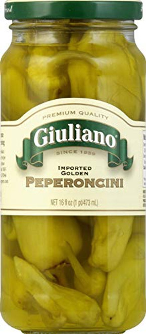 Giuliano Imported Golden Peperoncini - 16 fl oz Giuliano Imported Golden Peperoncini - 16 fl oz