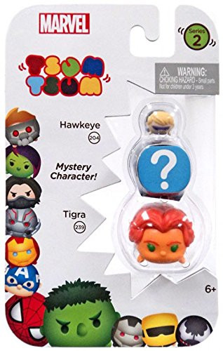 Tsum Tsum Marvel 3-Pack: Tigra/Hidden/Hawkeye Toy Figure
