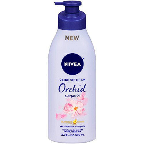 NIVEA Oil Infused Lotion Orchid and Argan Oil 16.9 fl oz pack of 1 NIVEA Oil Infused Lotion Orchid and Argan Oil 16.9 fl oz pack of 1