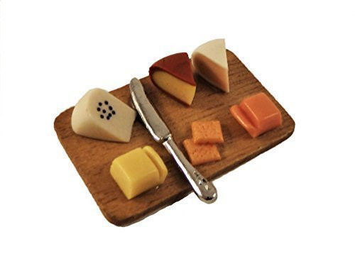 Melody Jane Dollhouse Cheese Board Miniature Dinner Dining Room Accessory 112 Melody Jane Dollhouse Cheese Board Miniature Dinner Dining Room Accessory 112