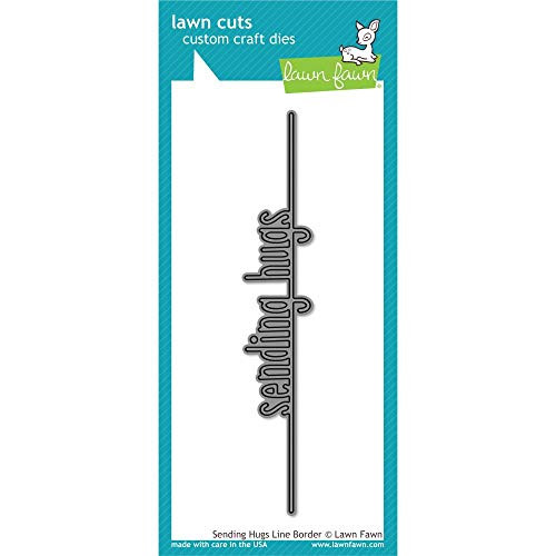 Lawn Fawn Lawn Cuts Custom Craft Die - LF1828 Sending Hugs Line Border Lawn Fawn Lawn Cuts Custom Craft Die - LF1828 Sending Hugs Line Border
