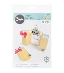 Sizzix Card Die, Jar Fold a Long