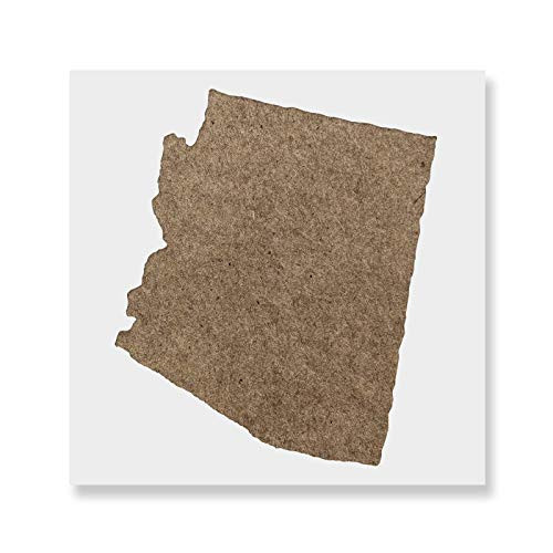 Arizona State Stencil - Reusable Stencils for Painting - Mylar Stencil for Crafts and Decor