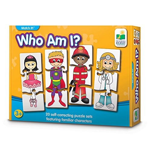 The Learning Journey Match It! - Who Am I? - Self-Correcting Matching Puzzle Set