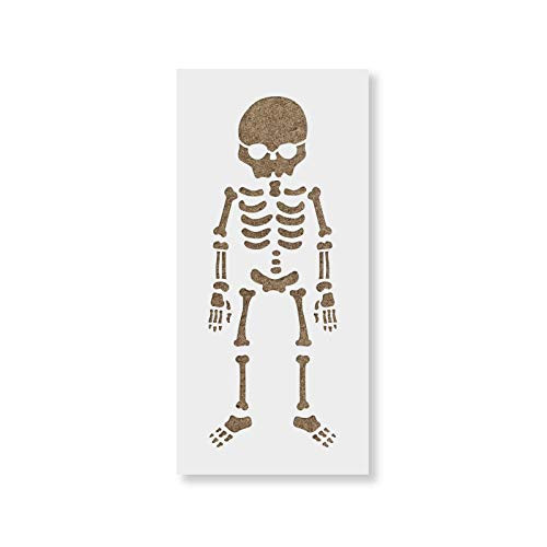 Skeleton Stencil Template for Walls and Crafts - Reusable Stencils for Painting in Small  and  Large Sizes