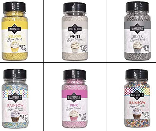Set of 6 Bakersfield Special Baking Sugar Pearls Set of 6 Bakersfield Special Baking Sugar Pearls